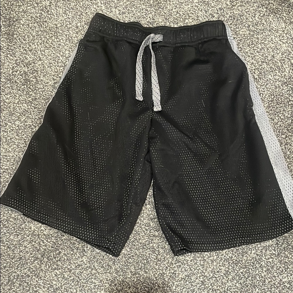 Kids Black and Gray Shorts